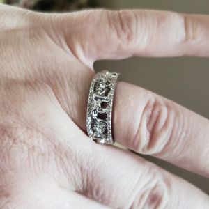 Jewelry - Sterling silver elephant ring antiqued Jewelry - Sterling silver elephant ring antiqued